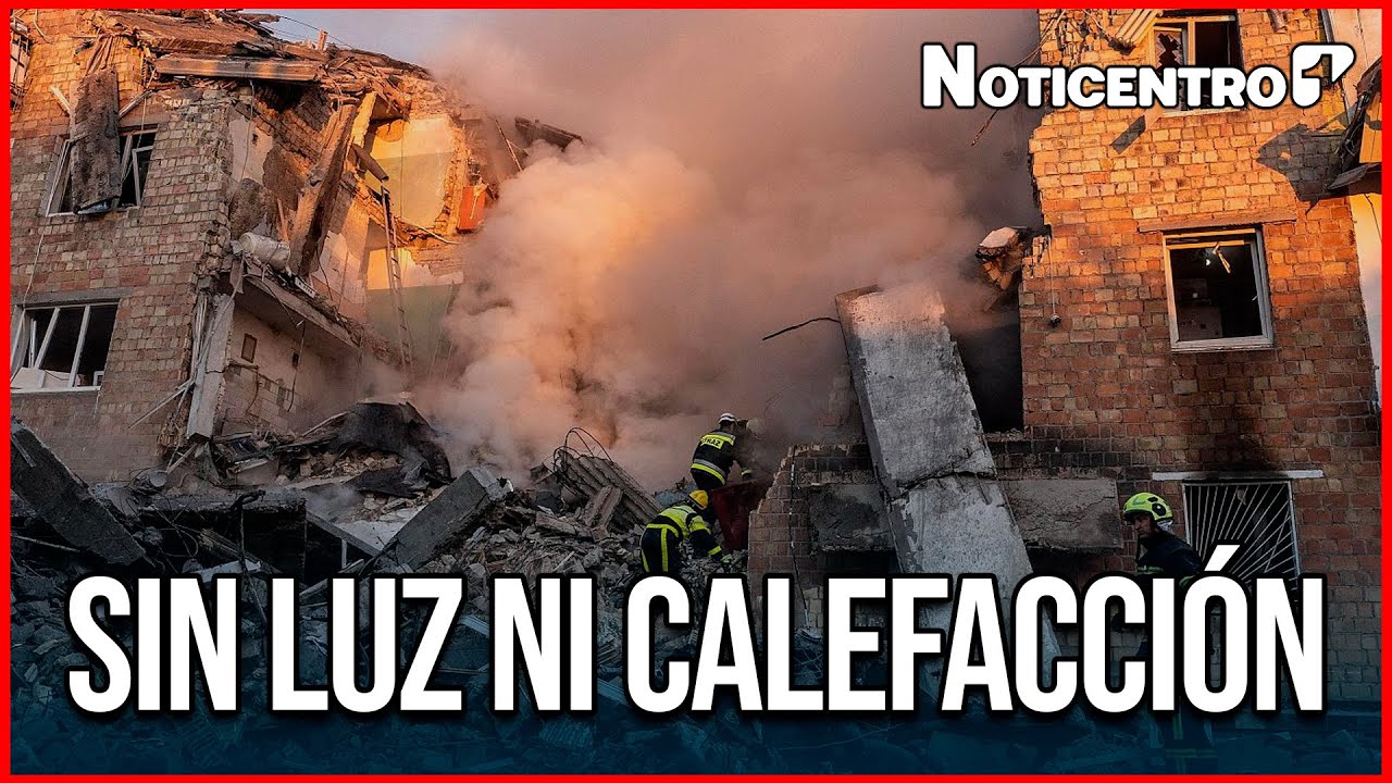 Ataque masivo ruso contra Kiev: misiles y drones dejan la ciudad a oscuras | Canal 1 | Noticentro