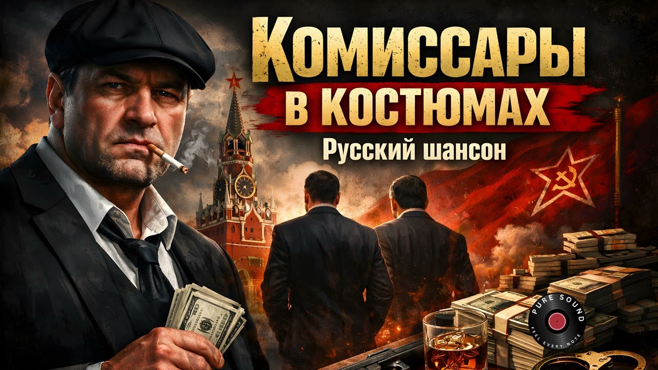 Комиссары в костюмах | Русский шансон | Russian Chanson Noir | Dark Ballad | Official Audio