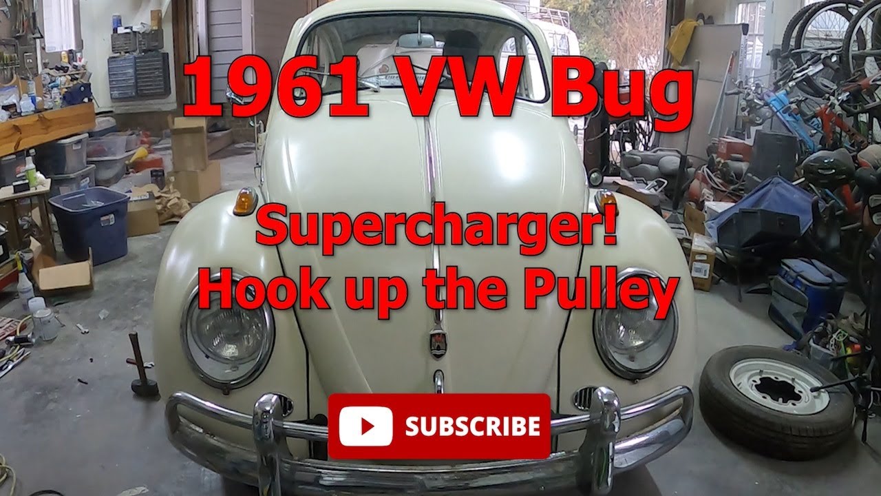 1961 VW Beetle - SuperCharger hook up Pulley!