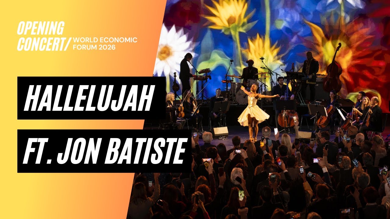 Hallelujah - Jon Batiste feat Ingrid Silva (Live at 56th Annual Meeting of the World Economic Forum)