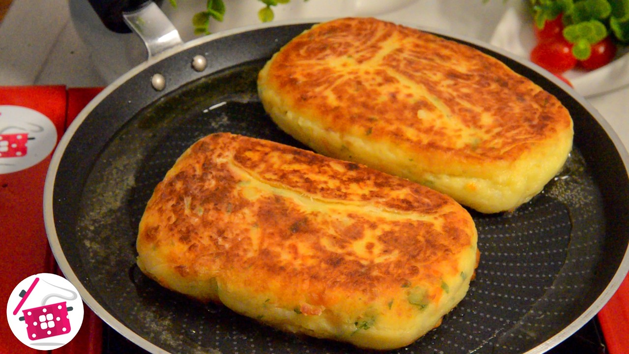 Рецепт моей деревенской Бабушки поразил всех!😋 Просто смешайте картофель и 2 яйца!