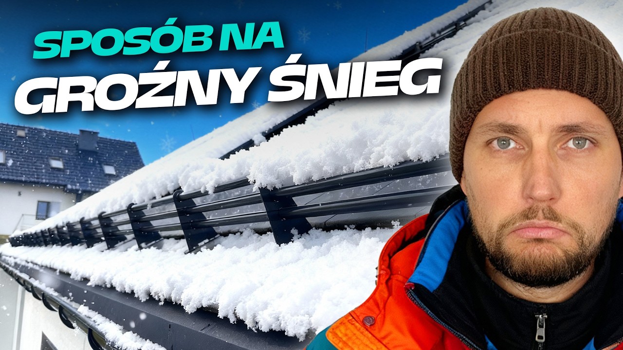 ❗RATUNEK PRZED ŚNIEGIEM! Płotki śniegowe rurowe, bariery śniegowe na dachu | DOMINIK MALUJE