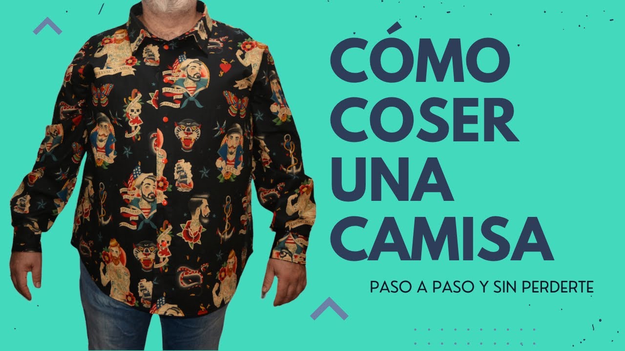 Cómo coser una camisa paso a paso