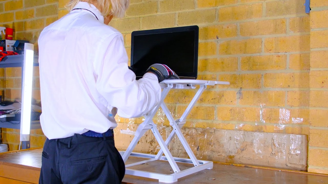 Angry Office Man Smashes ASUS Laptop