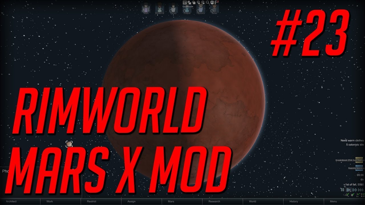 Rimworld Mars x mod -  EP 23  -  Rimworld alpha 16 marsx 3.02