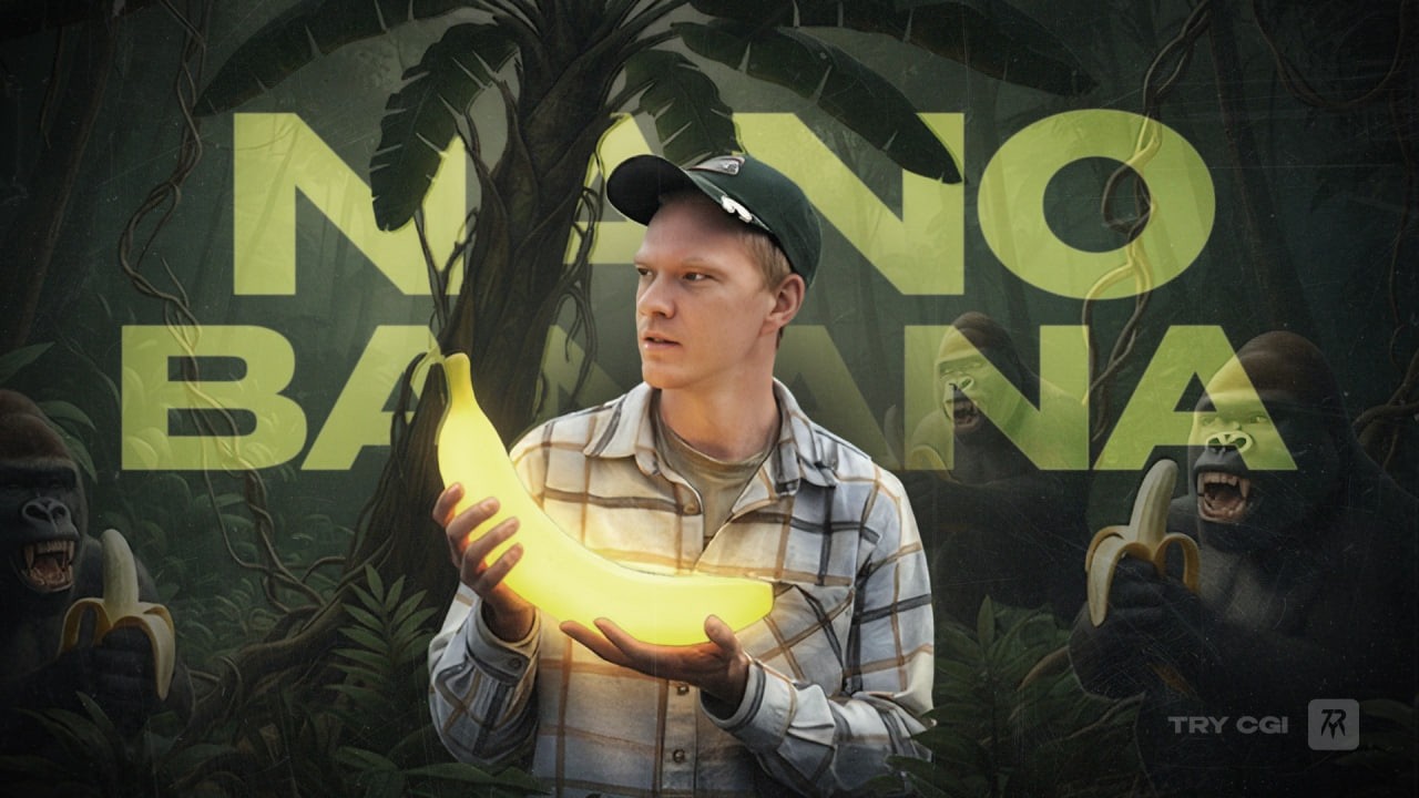 Nano Banana — нейросеть, которая уничтожает Photoshop... Полный гайд