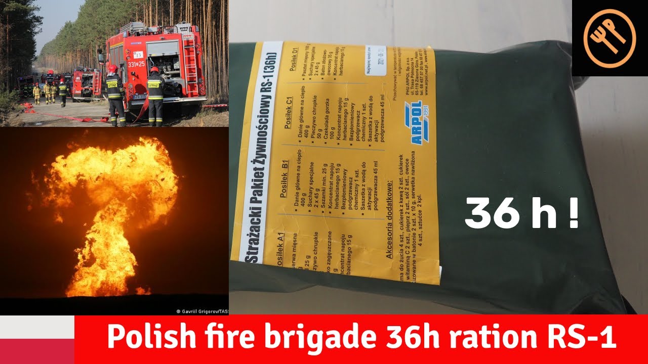 Polish Fire brigade 36h ration RS 1