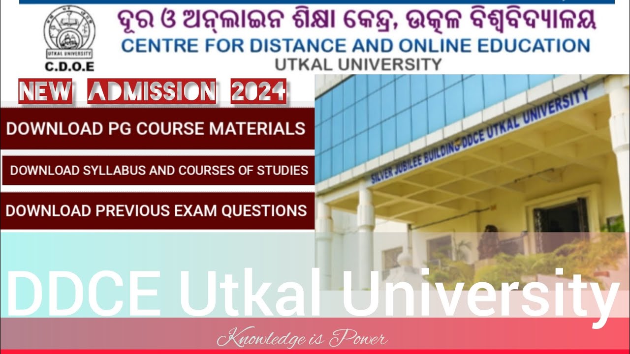 How To Download Syllabus, Course of Studies and Previous Year Questions of PG| #ddceutkaluniversity