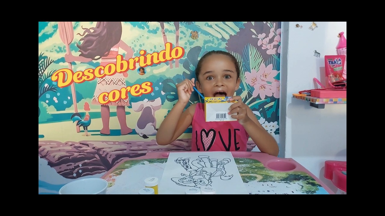 DESCOBRINDO NOVAS CORES MISTURANDO TINTA GUANCHE 🎨✨ #canalinfantil #diversão