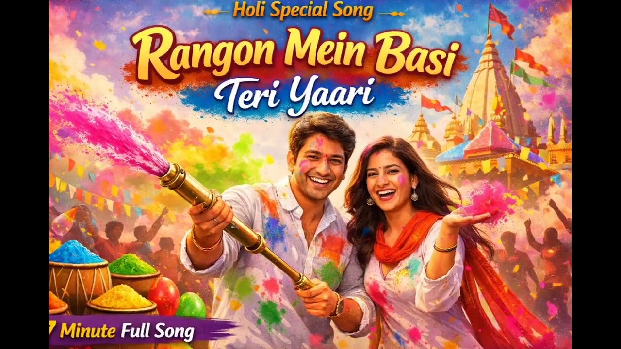 Rangon Mein Basi Teri Yaari ❤️ | Holi Special Song 2026 | 7 Minute Full Song | Happy Holi