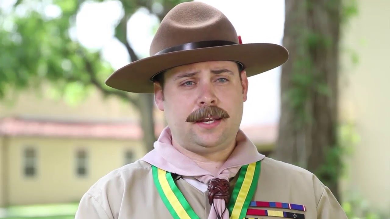 Scouting Stories: Lord Baden-Powell as portrayed by Jared Olschewski