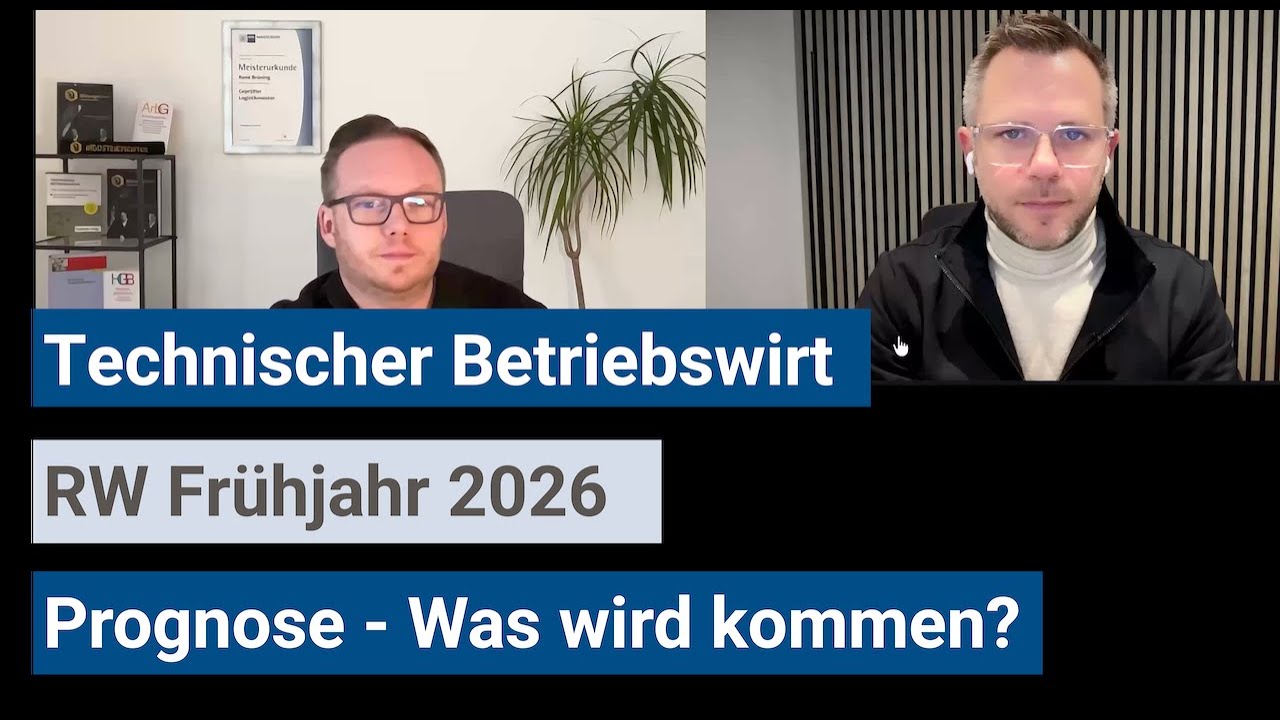 Prognose Technischer Betriebswirt Rechnungswesen (RW) Frühjahr 2026