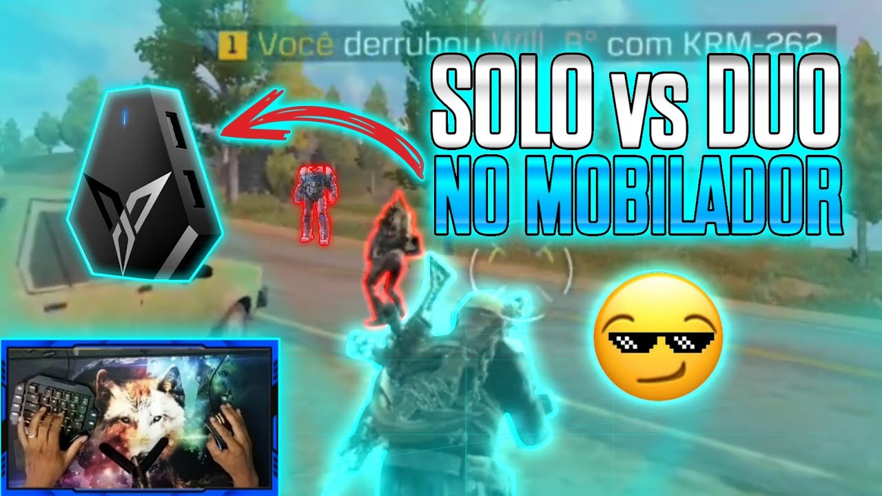 🔵SOLO vs DUO NO MOBILADOR FLYDIGI Q1, BATTLE ROYALE, CÓD MOBILE!