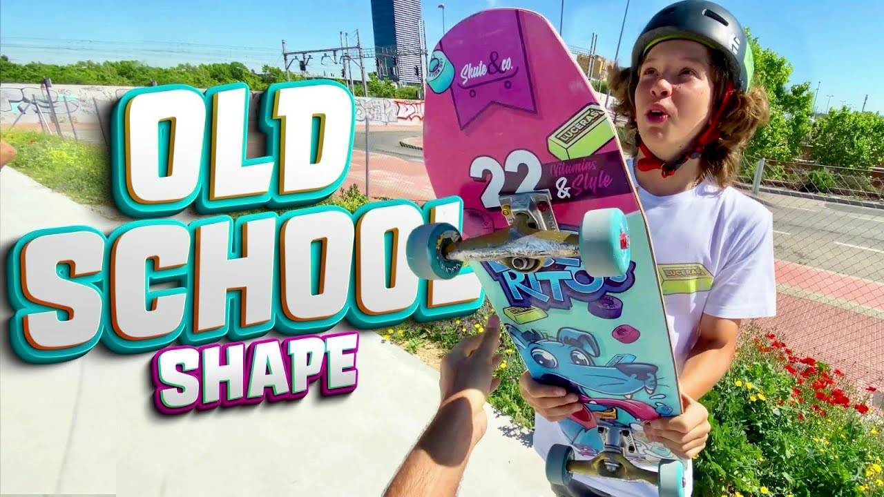 SKATE OLD SCHOOL SHAPE !! / NUNCA VERAS TRUCOS COMO ESTOS