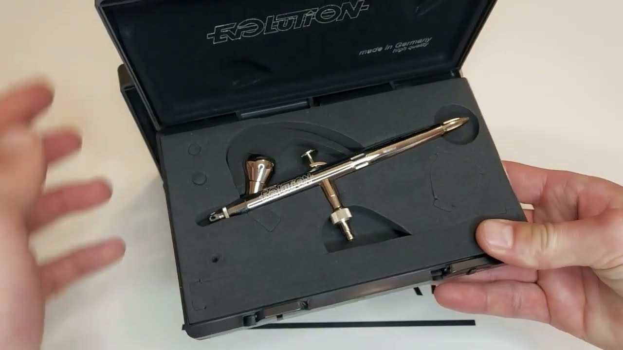 Prezentacja i instrukcja obsługi aerografu Evolution Silverline H&S
