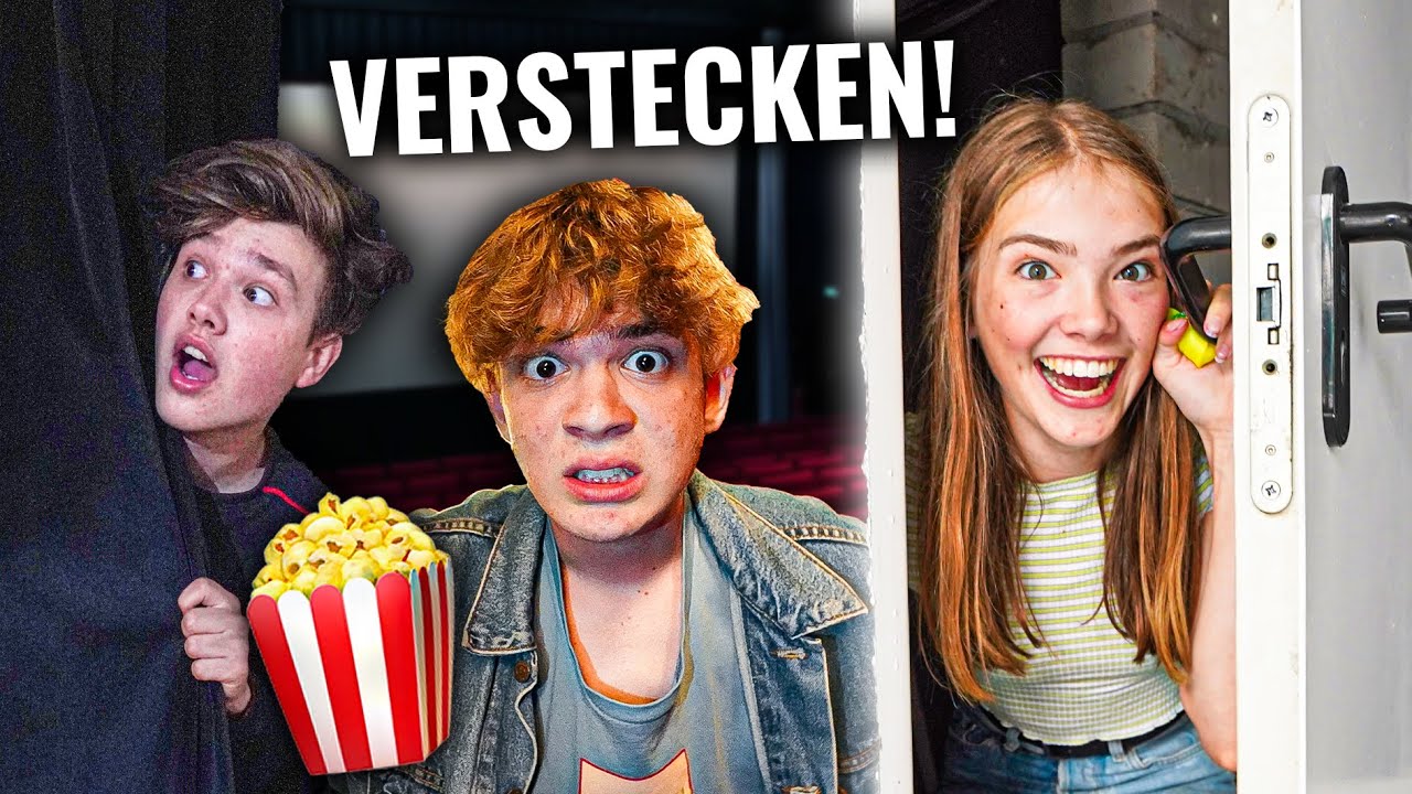 WIR SPIELEN im KINO VERSTECKEN!🤪 mit Moritz,Lea und Jo II VIDEO 444