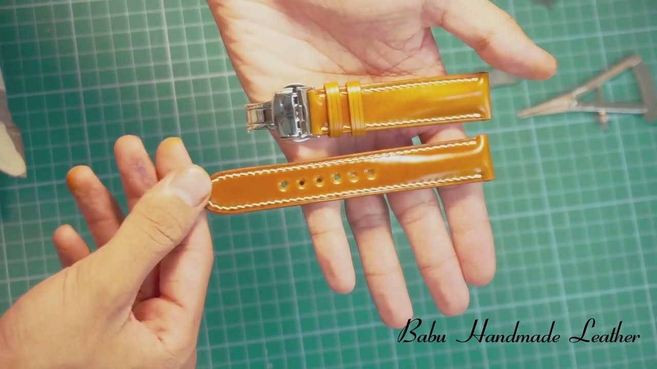 How to make a Shell Cordovan Leather watch strap