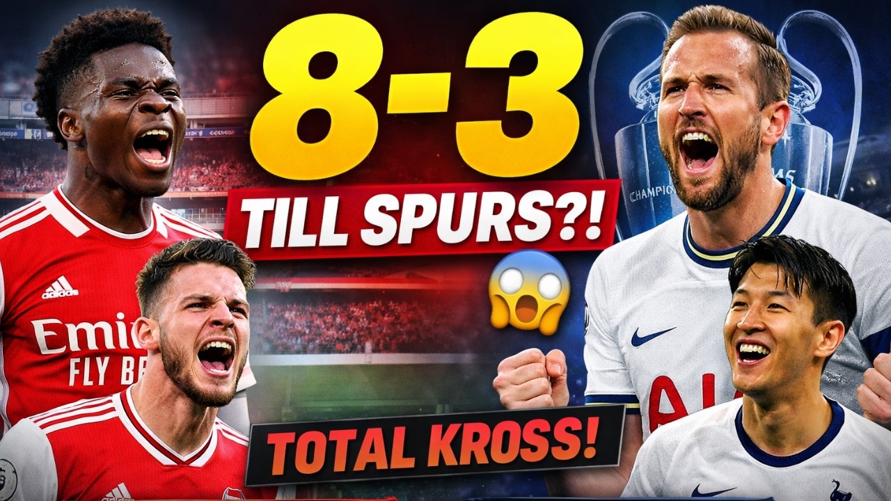 ARSENAL-FANS KOMMER HATA DETTA… 8–3?! 😳 Combined XI vs Spurs 18/19