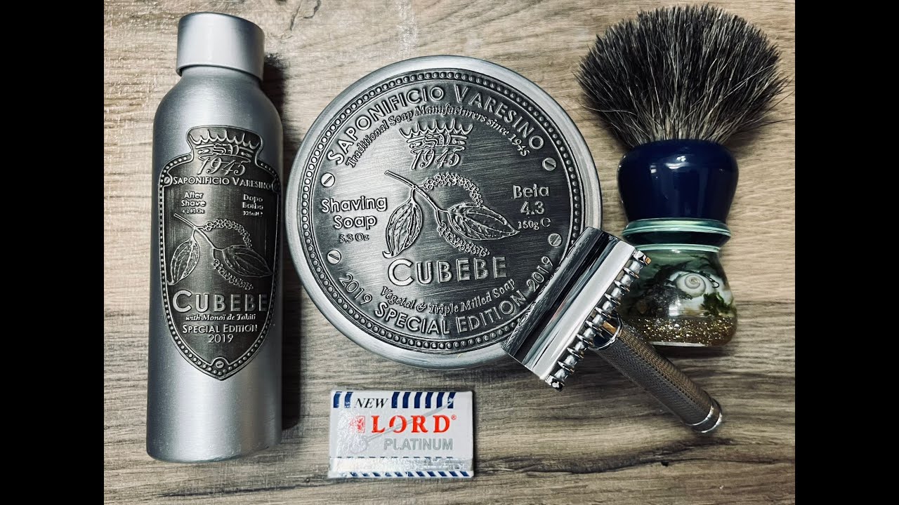 SAPONIFICIO VARESINO CUBEBE SAPONE ED AFTERSHAVE, MUHLE R41, LAMETTE LORD