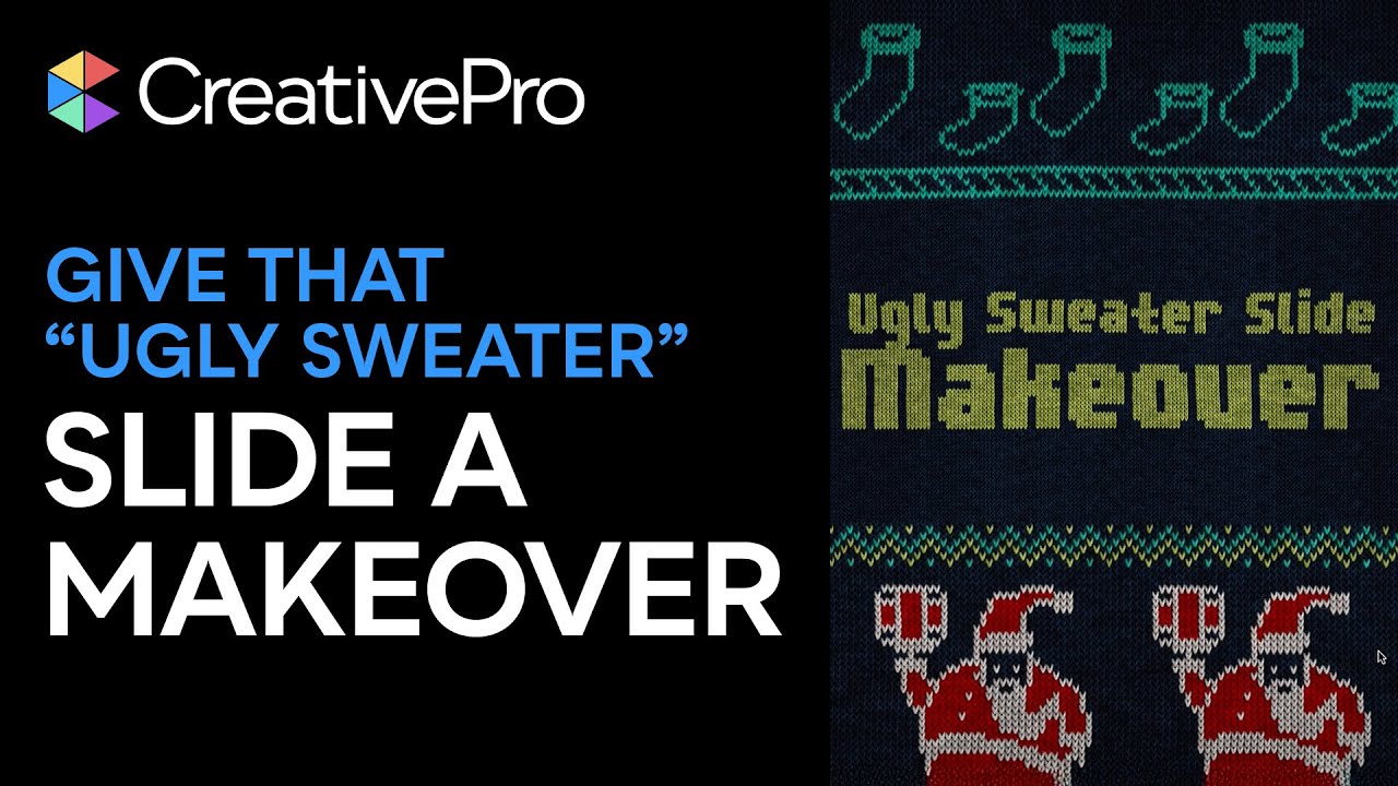 Presentation Design: Give That “Ugly Sweater” Slide a Makeover (Video Tutorial)