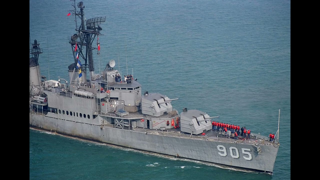 ROC Navy dd-905 岳陽號 Destroyer 中華民國海軍dd-905 岳陽號 驅逐艦剪輯