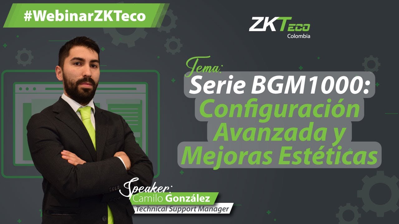 🟢 Webinar: ZKTeco Nueva Barrera Vehicular Serie BGM1000 | ZKTeco Colombia