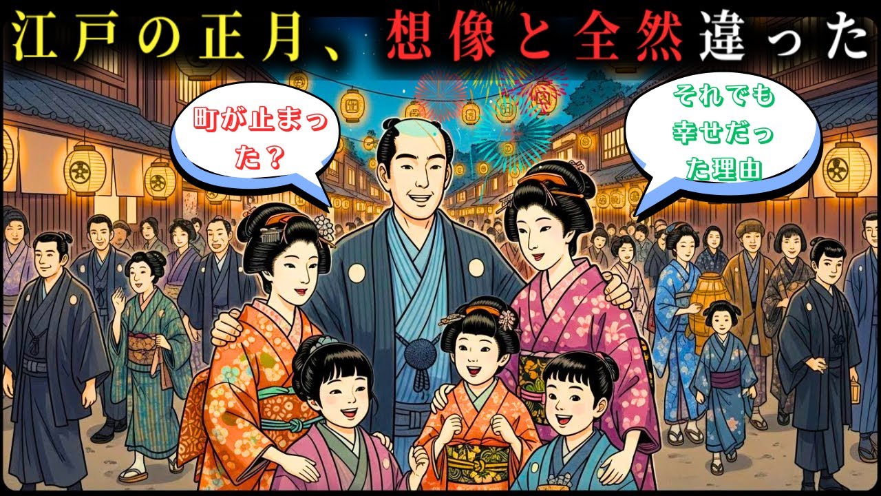 【江戸秘史の語り部】 江戸時代の正月を知ると今の暮らしが変わる 事始め・食事・子どもたちが教えてくれる“静かな真実” 見逃すと後悔する庶民の正月とは
