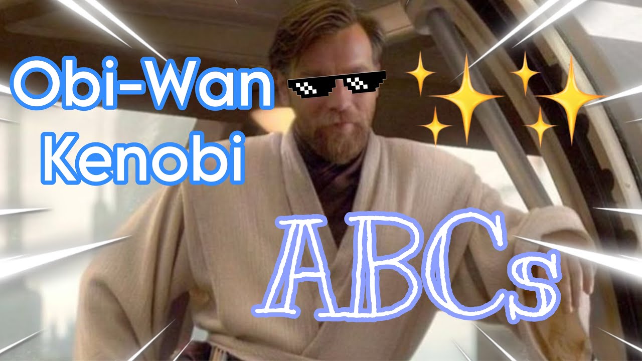 Learn the alphabet with Obi-Wan Kenobi