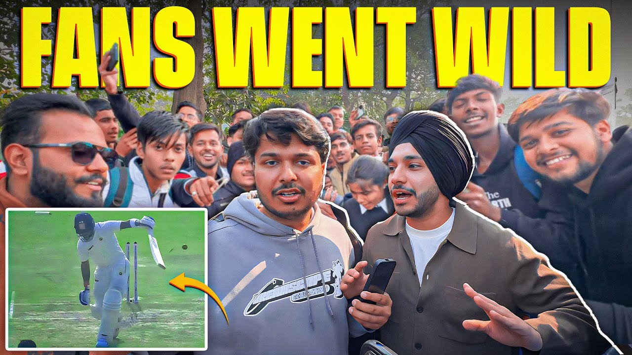 Our crazy day with Virat Kohli fans at Delhi Ranji Trophy match | 2 Sloggers