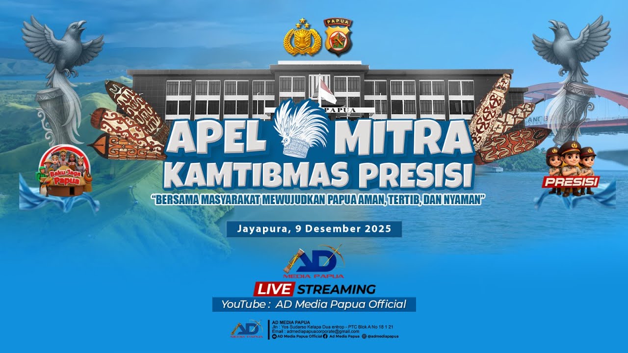 LIVE : APEL MITRA KAMTIBMAS PRESISI 