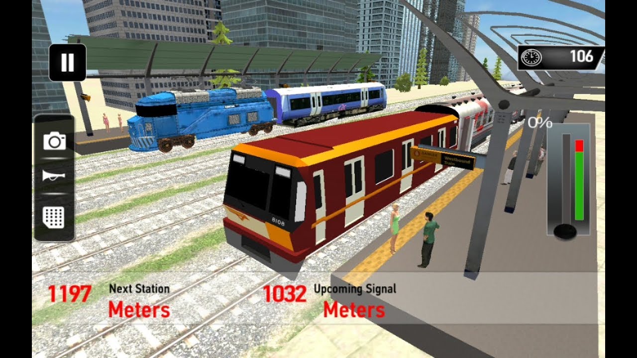 Driving Metro Train Sim 3D Exciting Game