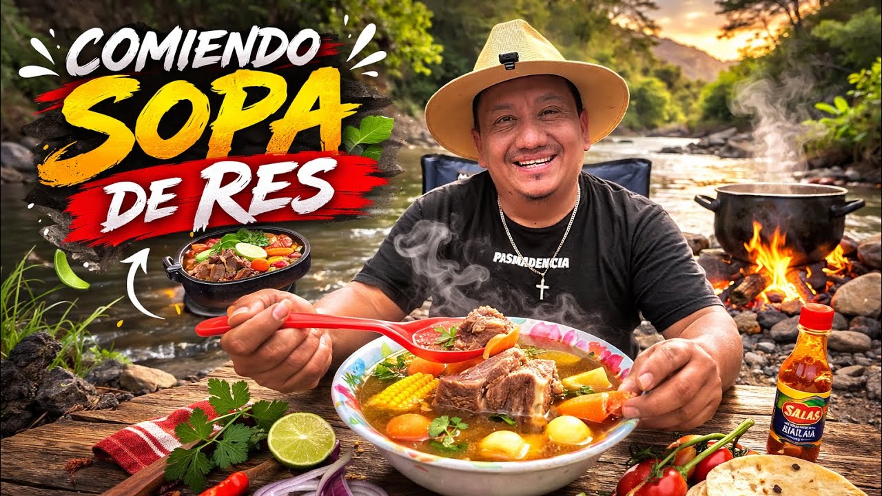 Disfrutando de un plato de sopa 🍜😋