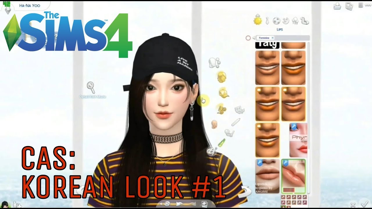 [The Sims 4] Create A Korean Sim: Korean Look #1 (+ FULL CC LINKS)