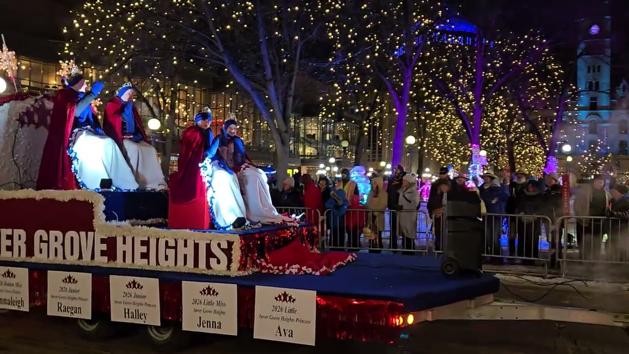 Jenna - Little Miss Inver Grove Heights at St. Paul Winter Carnival Parade - January 2026
