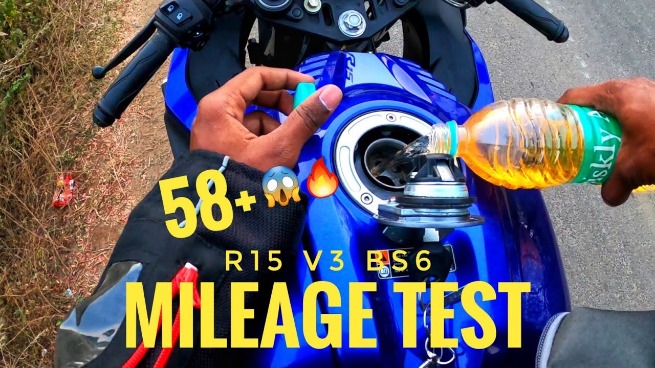 R15 v3 Bs6 Mileage Test🔥 || Shocking Result😱 || Dude Villain