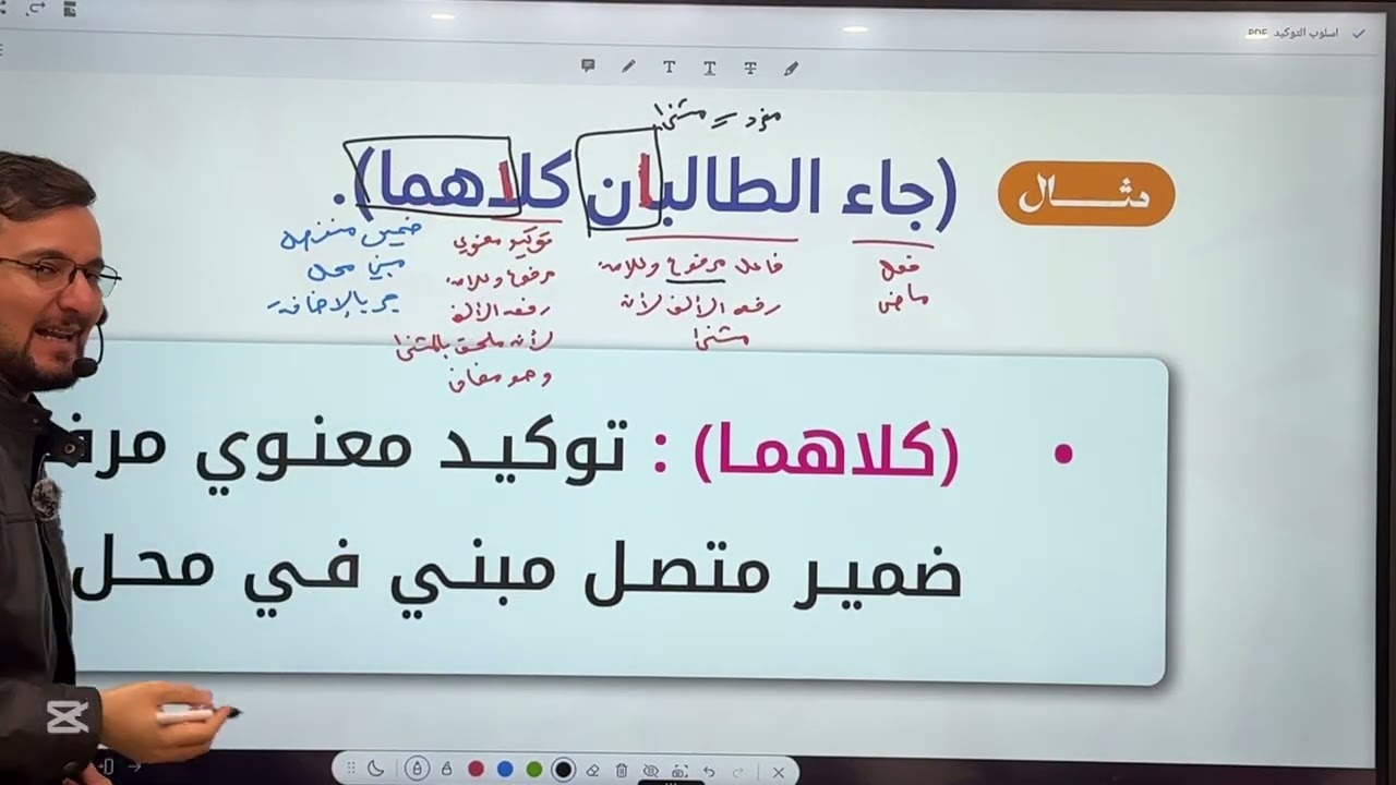 أسلوب التوكيد (المحاضرة 4) أحمد المرشد