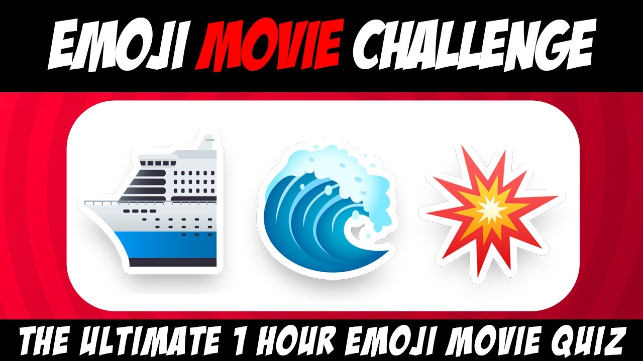 Can You Guess The MOVIE Using Emojis?  Guess the Emoji Trivia Party Game!