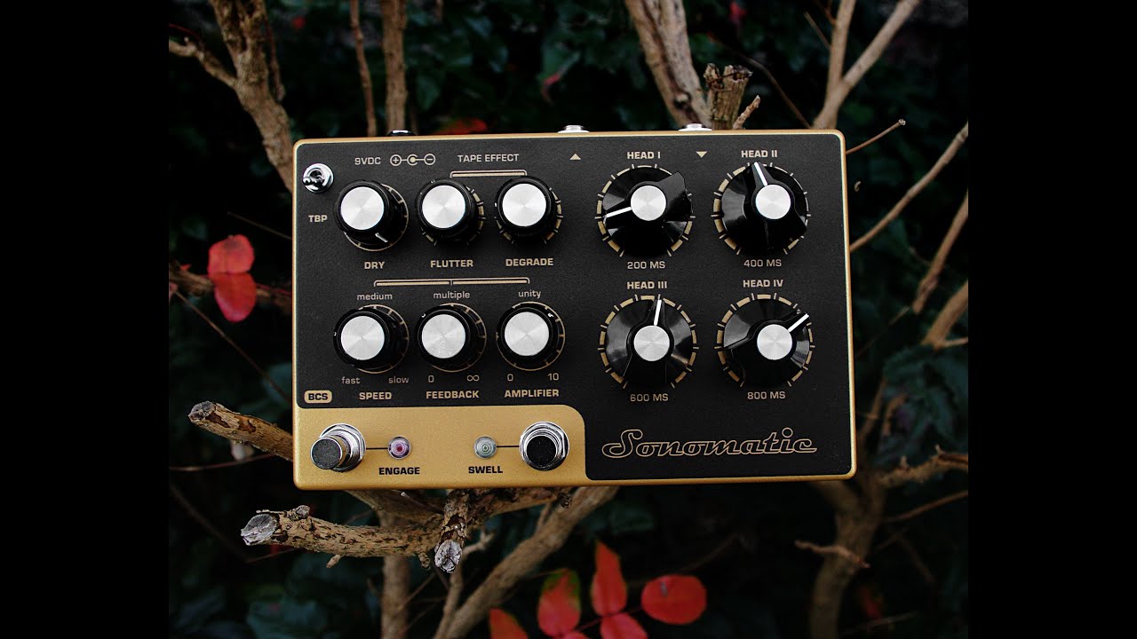Sonomatic Deluxe - guitar PT2399 delay echo pedal