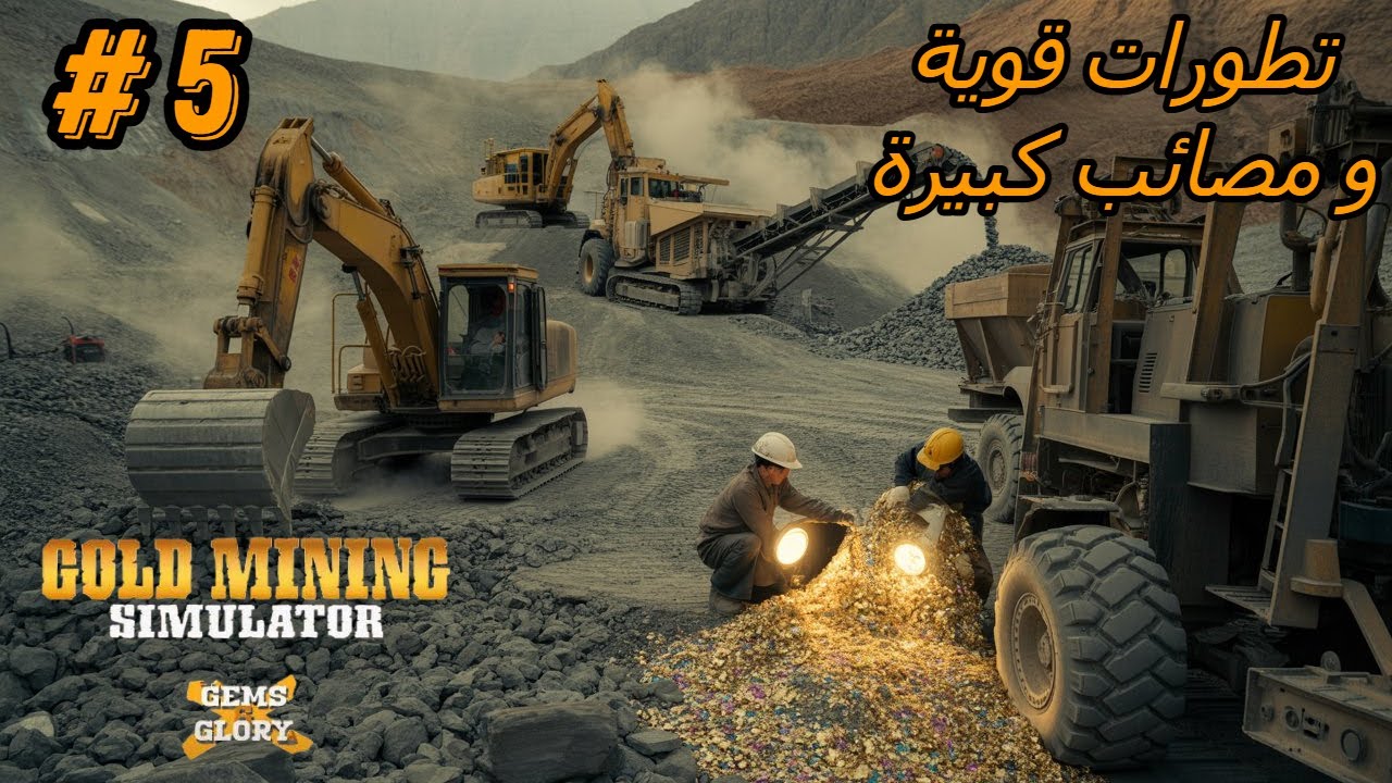 #5محاكي البحث عن الذهب و المجوهرات  |  Gold Mining Simulator - Gems & Glory
