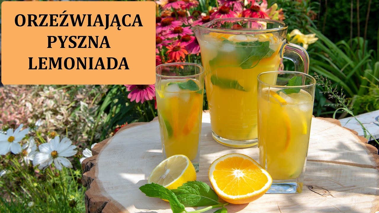 Domowa lemoniada z syropem miętowym - sprawdź jakie to dobre