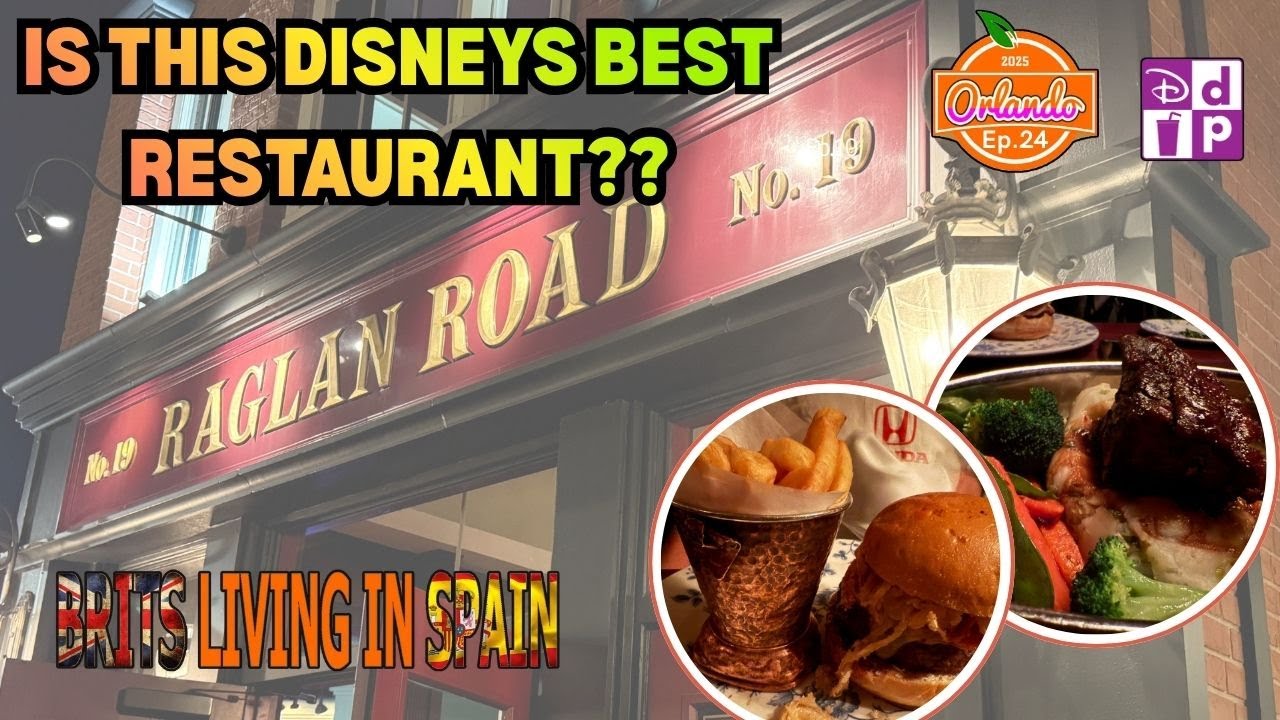 🇬🇧 Британцы, живущие в Испании, посетили Раглан-роуд | Обзор ужина в Disney Springs 🇮🇪✨