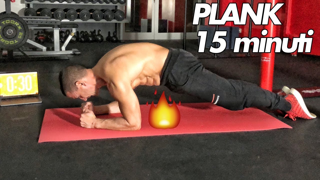 15 MINUTI DI PLANK e Bruci tutto il Grasso Addominale 🤣