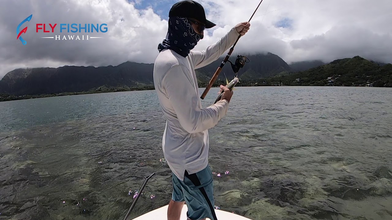 Fly Fishing in Kaneohe Hawaii for Bonefish- Mission Impossible.