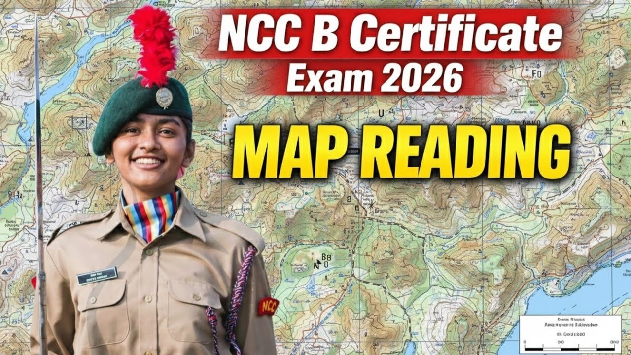 NCC Map Reading MCQ 2026 | B Certificate Army Wing Specialised Subject | Top 50 Questions