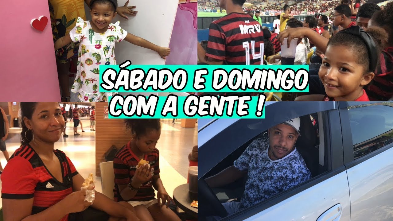 CLARINHA NO MARACANÃ | NOSSO SÁBADO E DOMINGO |  VLOG DA FAMÍLIA ALMEIDA