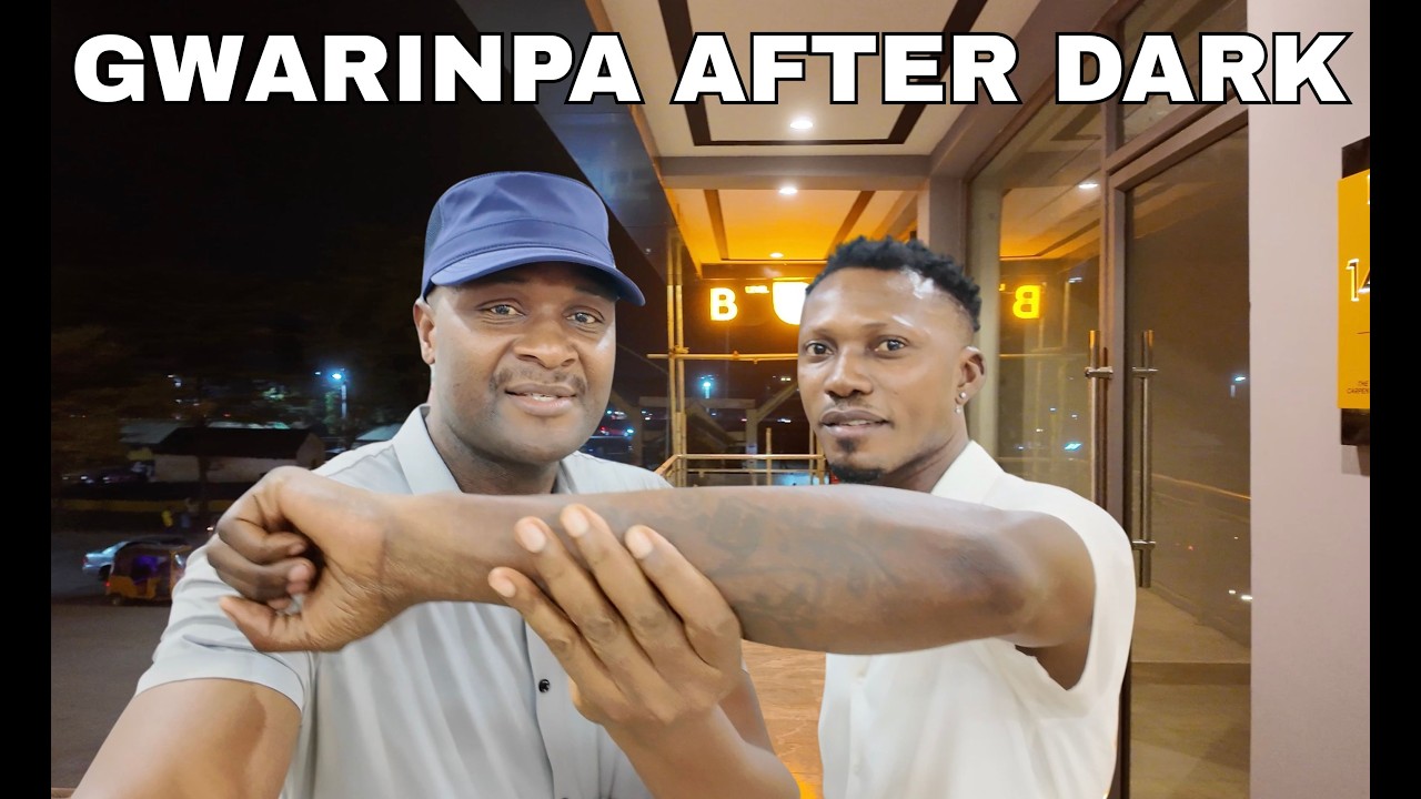 Шестая авеню Гваримпа ночью 🌙 | Экскурсия по улицам и окрестностям Абуджи