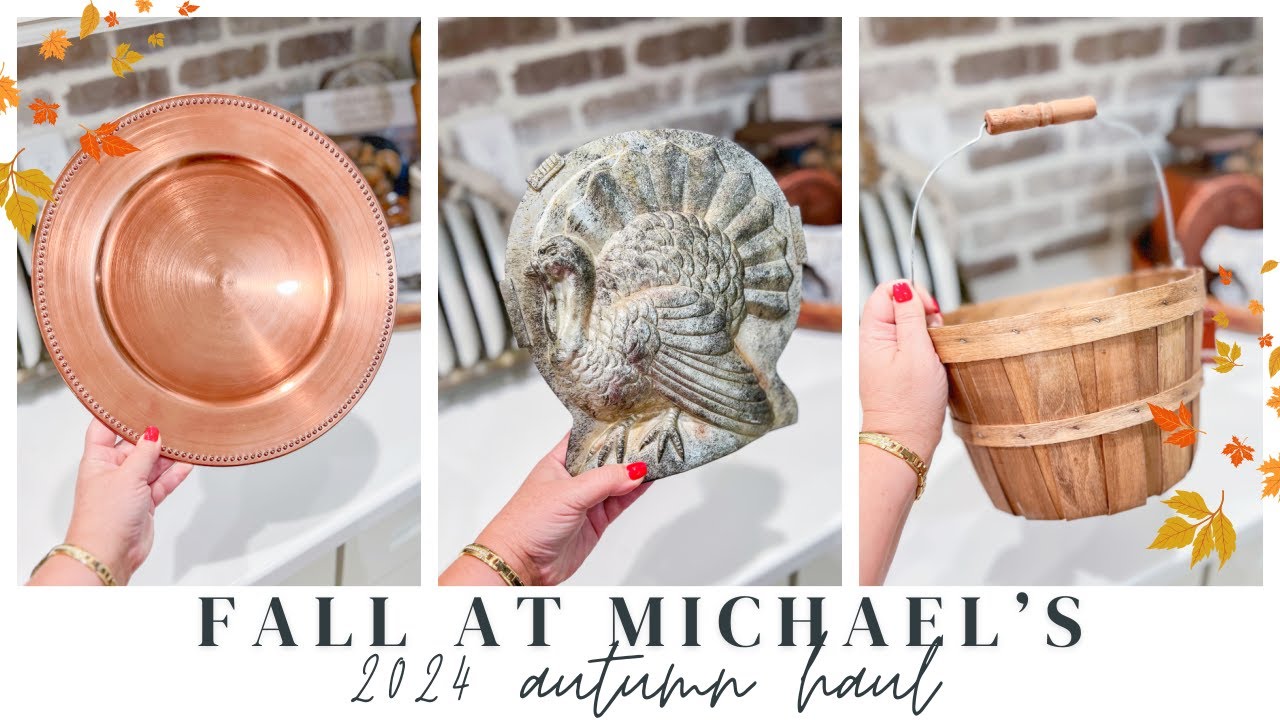 FALL MICHAEL'S HAUL // FALL AND THANKSGIVING HOME DECOR HAUL // CHARLOTTE GROVE FARMHOUSE