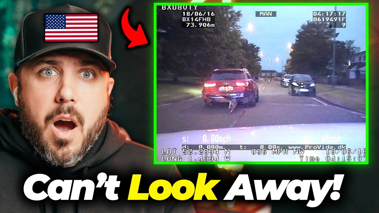American Reacts to INSANE UK Police Chase 😳
