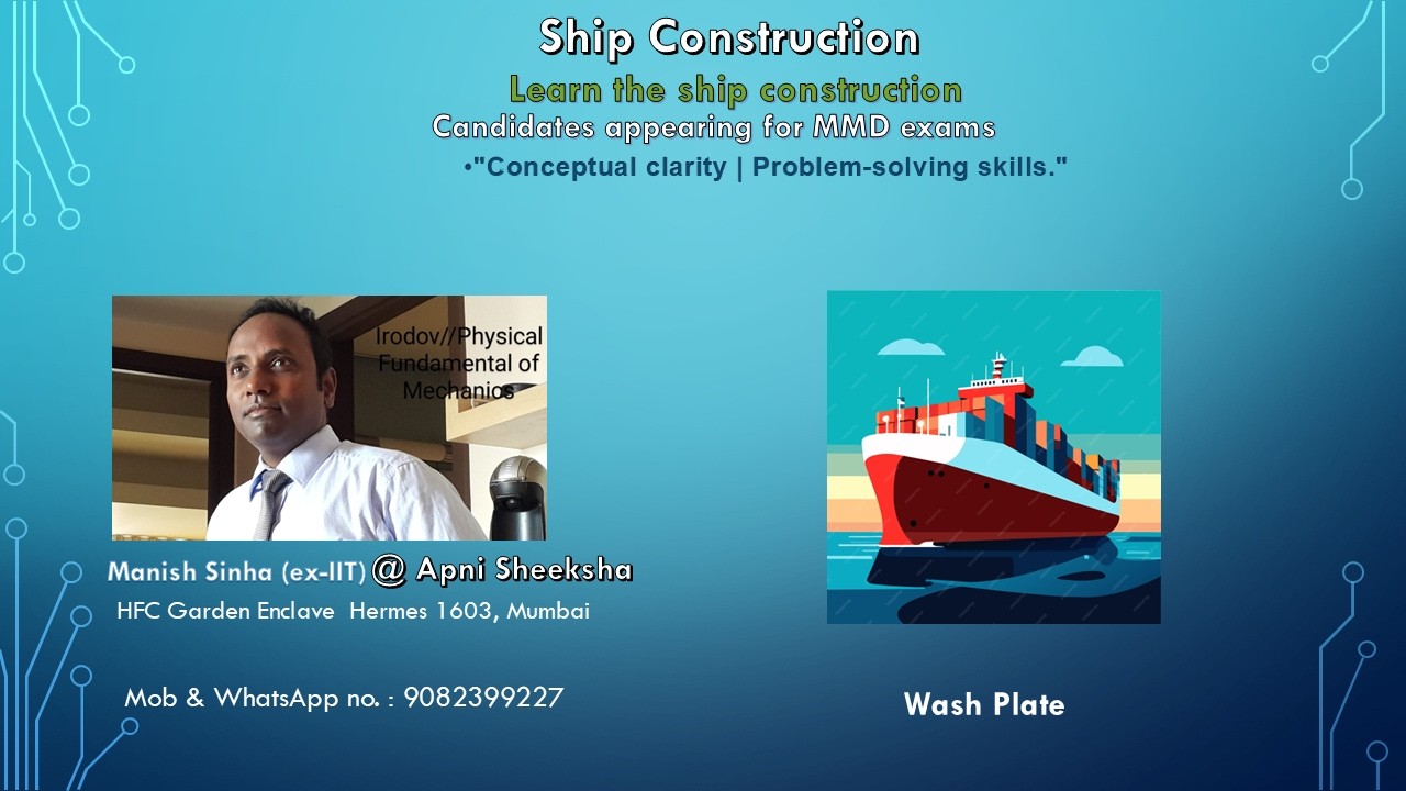 Ship Construction// Wash Plate//Let's learn together!!