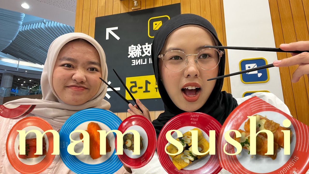 Challenge silmi makan sushi
